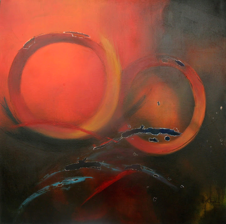 Circles of Fire by artist Laura Chapa